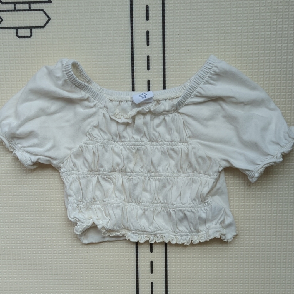 Baby GAP | Cream Ruffled Toddler Top 2T